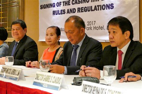 davao local rules and regulations about casino - casino implementation rules and regulations.